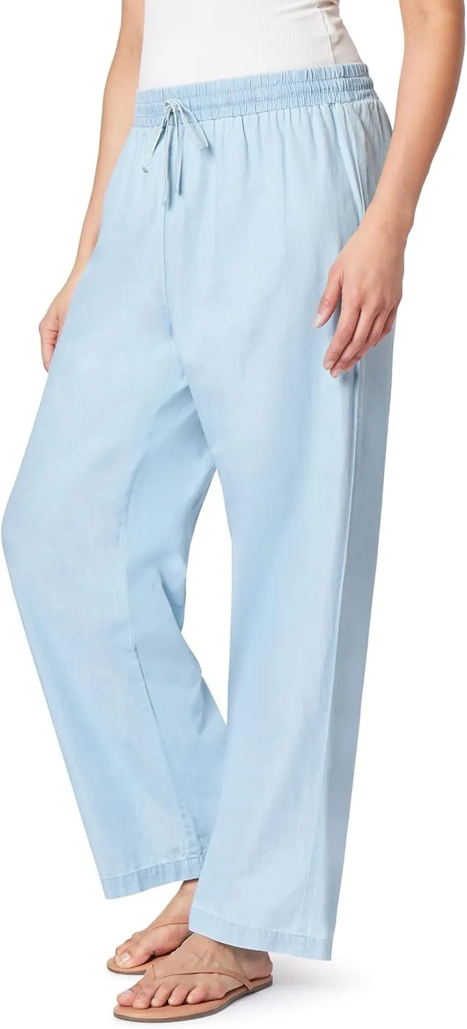 Angels Forever Young Women's Ada Wide Leg Tie Waist Pants