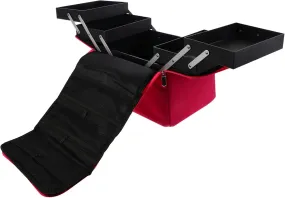 balacoo Multi-layered Makeup Bag Shoulder Strap Waterproof Toiletry Storage Bag Organizer