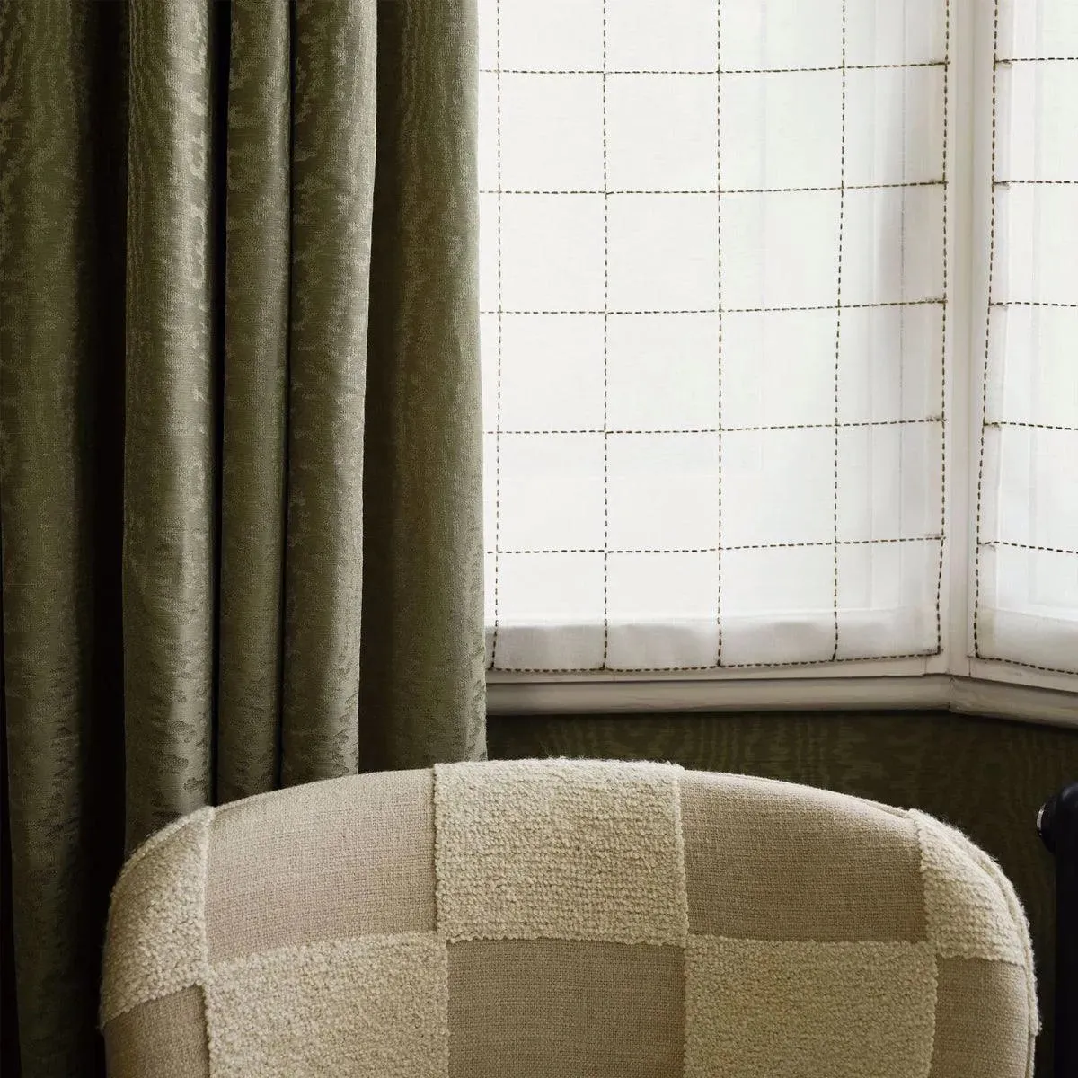 Blenets Check Sheer Fabric - Harlequin X Henry Holland