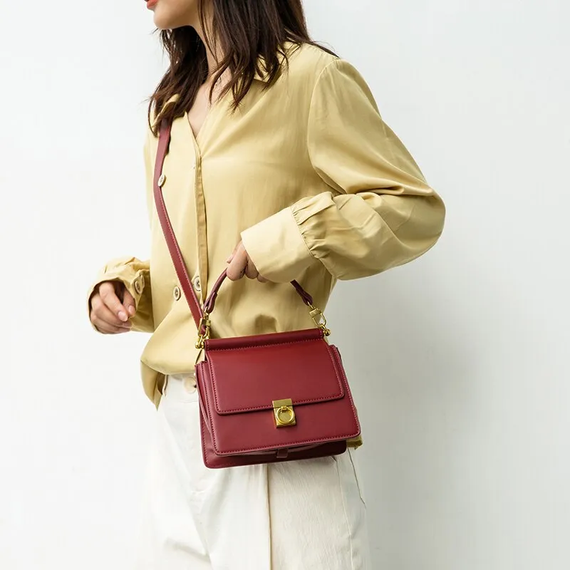 Christmas Gift High Quality Designer Shoulder Bag Women 2021 Luxury Brand Female Handbag Long Strap Crossbody Bags Handle Pu Leather Daily Work