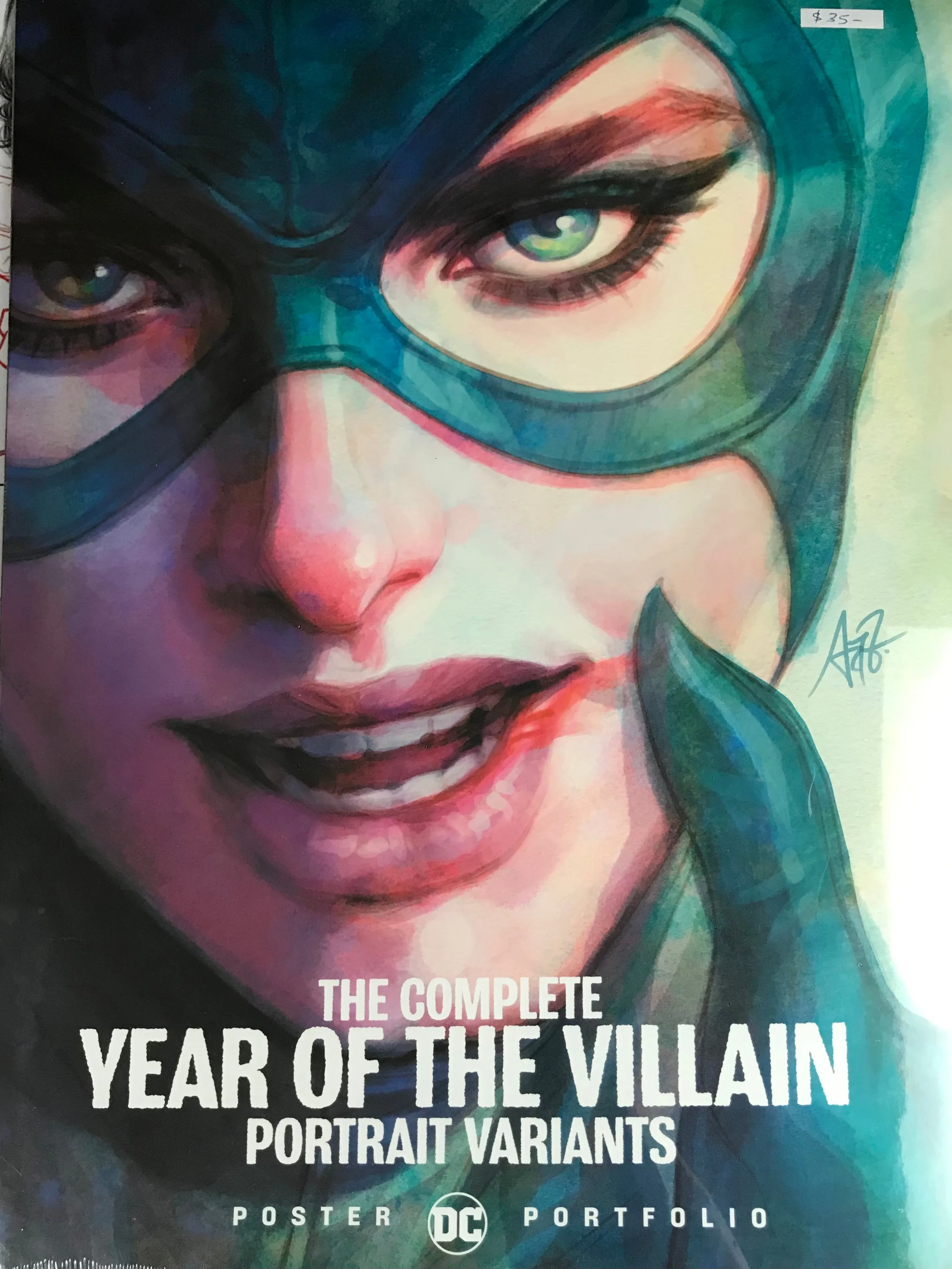 Dc Poster Portfolio – Complete Year Ot Villain Poster Variants