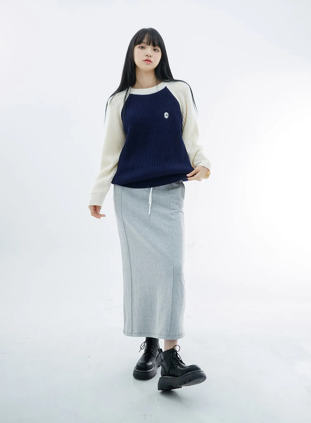 Elastic Sporty Tube Long Skirt OS27