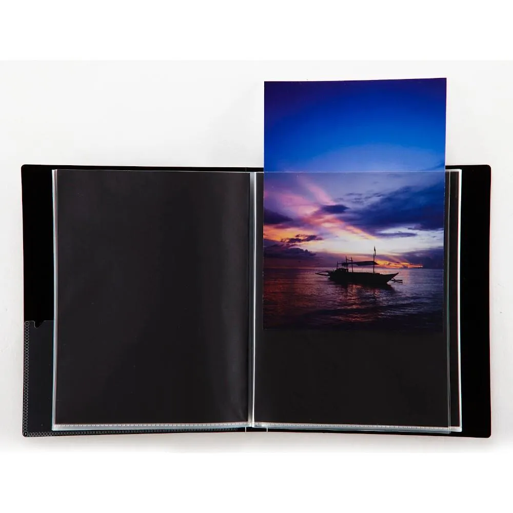 Itoya Art ProFolio, Black 24-Sleeve 5x7"