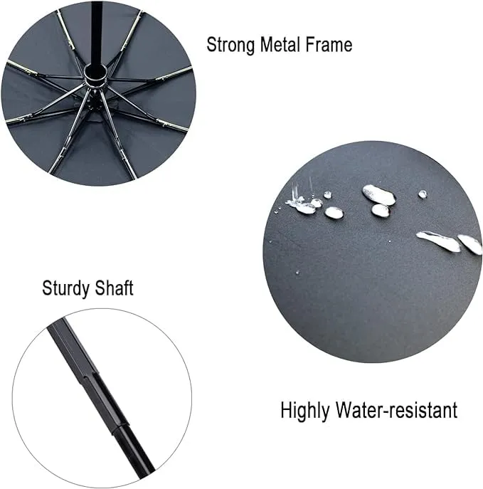 K Kudos Enterprise Themodernkart Umbrella for Women, Men, and Kids, 3 Fold Auto Open & Close Umbrella Compact, Lightweight, Windproof Umberallas for Rain, Sun & UV Protection