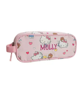Mackenzie Hello Kitty Hearts Glow-in-the-Dark Pencil Case Pink