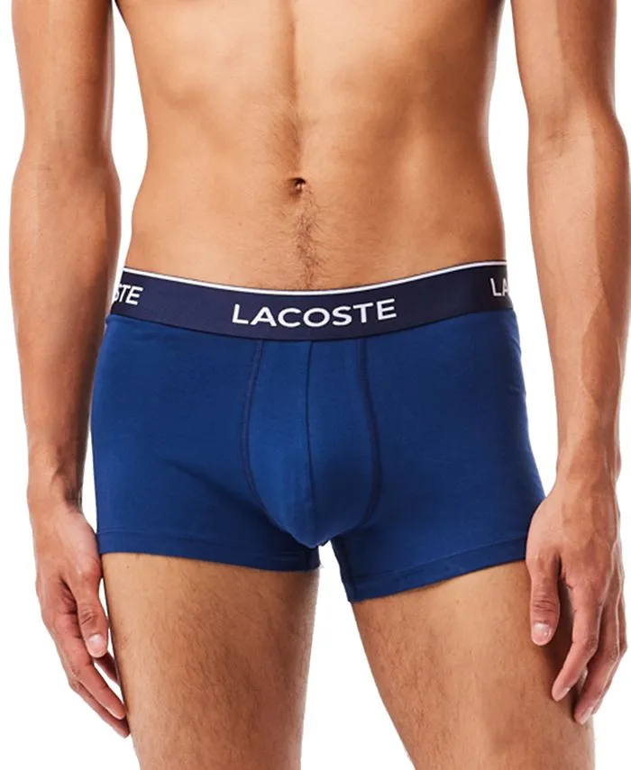 Men's suitcases, 3 pcs. Lacoste, color Navy, Blue, Red