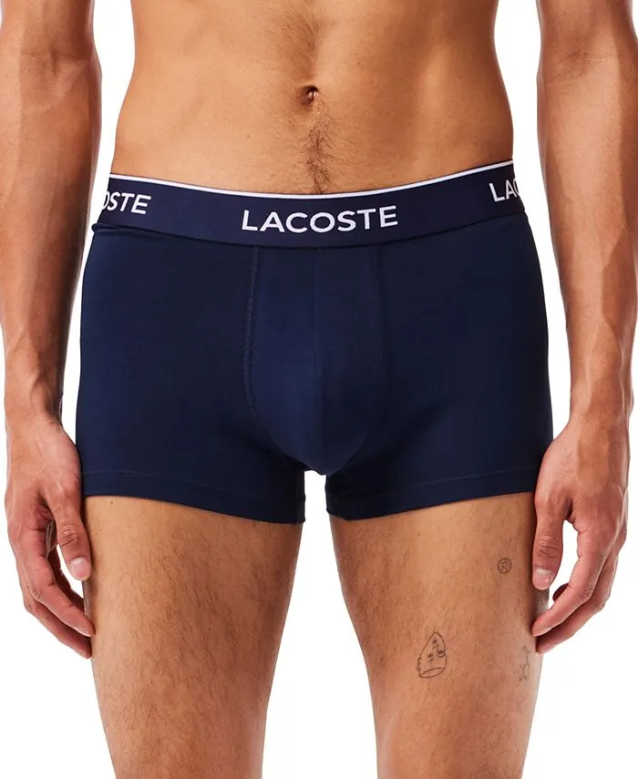 Men's suitcases, 3 pcs. Lacoste, color Navy, Blue, Red