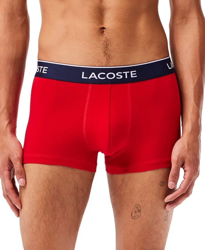 Men's suitcases, 3 pcs. Lacoste, color Navy, Blue, Red