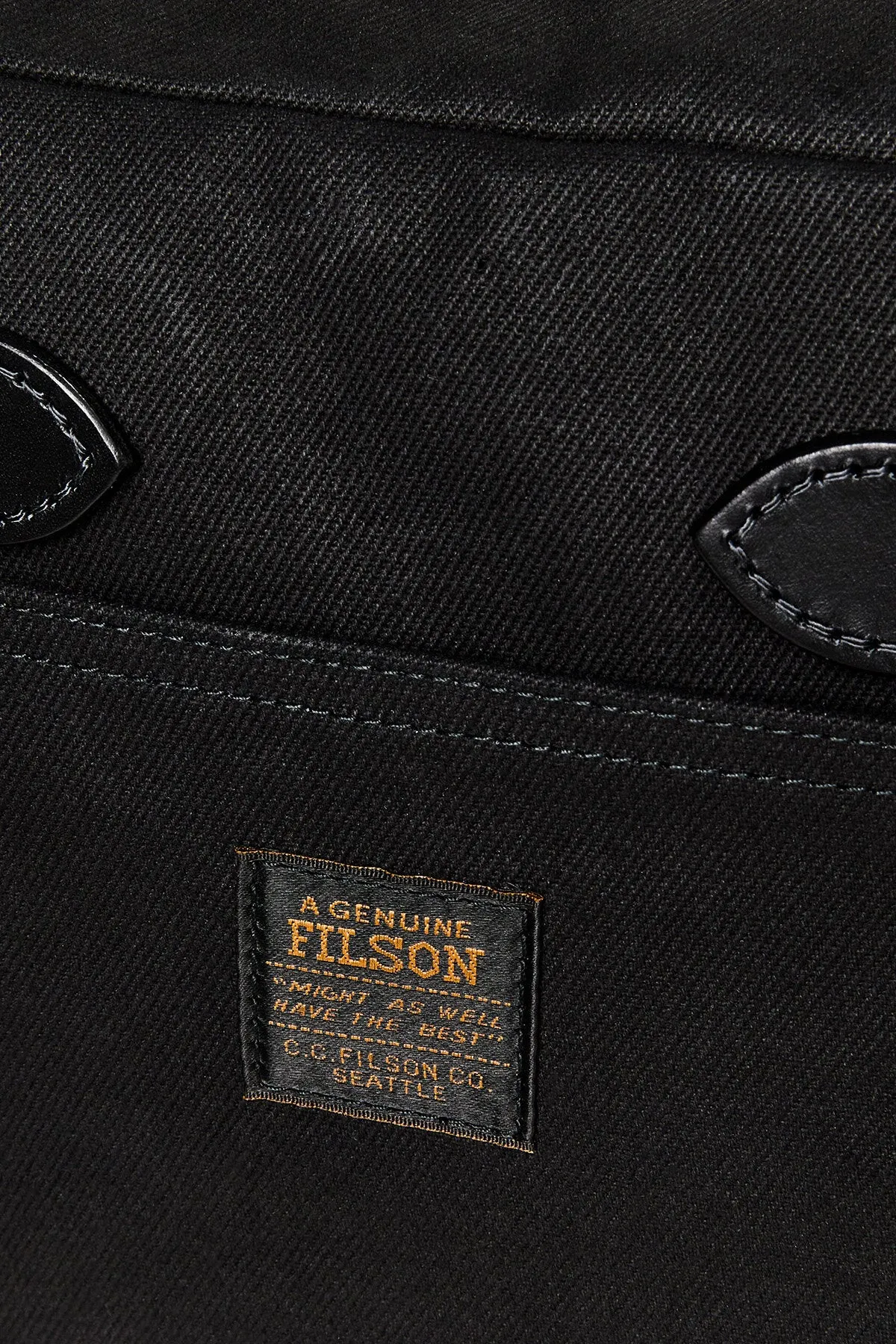RUGGED TWILL SMALL ZIPPER TOTE BAG