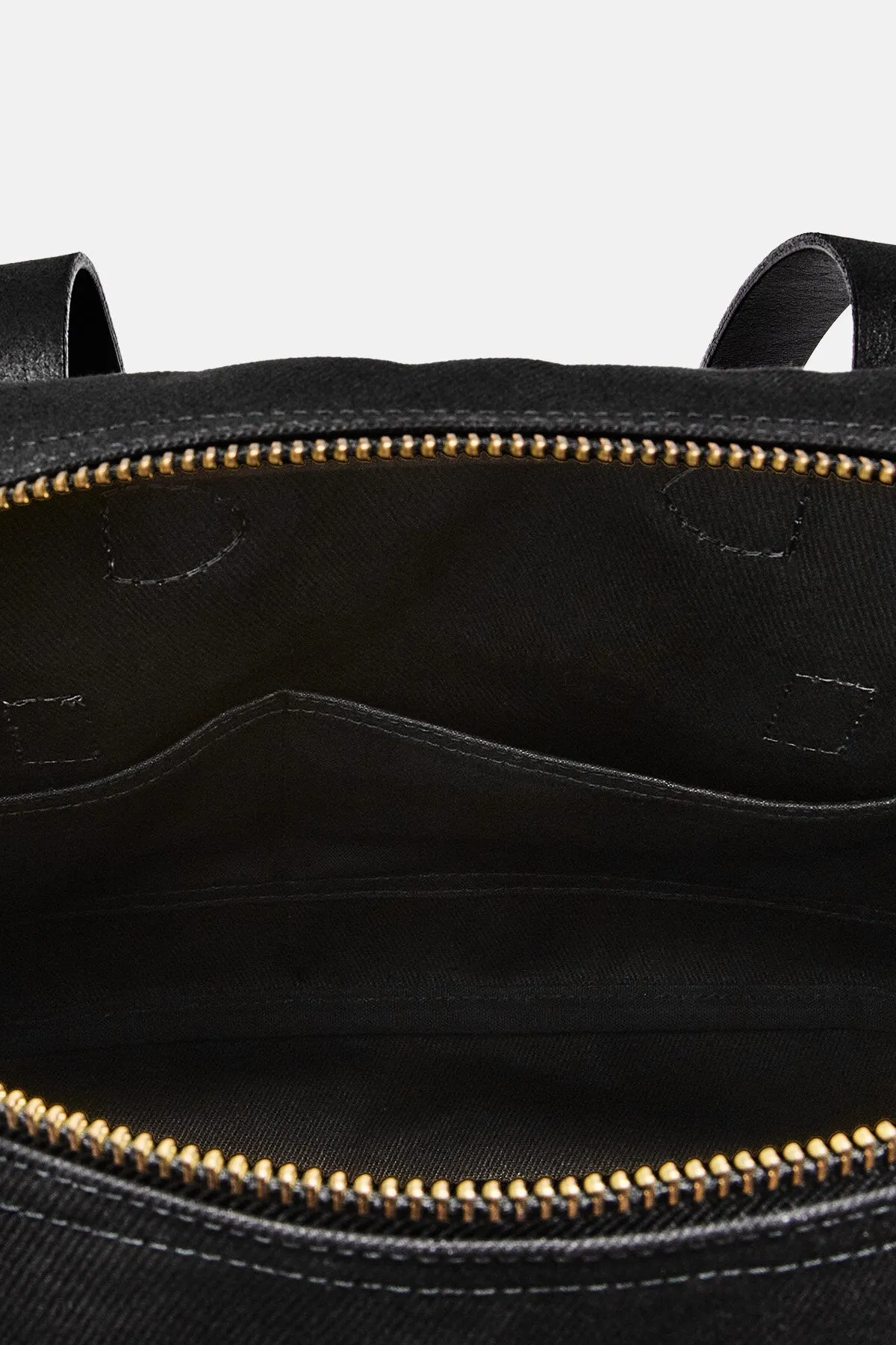 RUGGED TWILL SMALL ZIPPER TOTE BAG