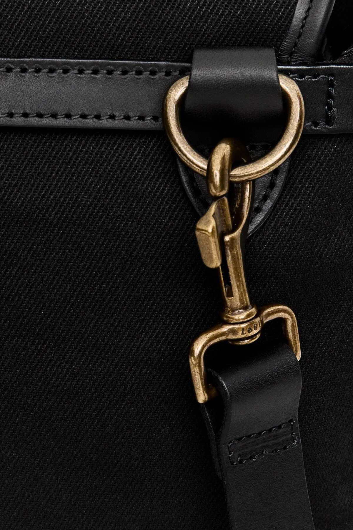 RUGGED TWILL SMALL ZIPPER TOTE BAG