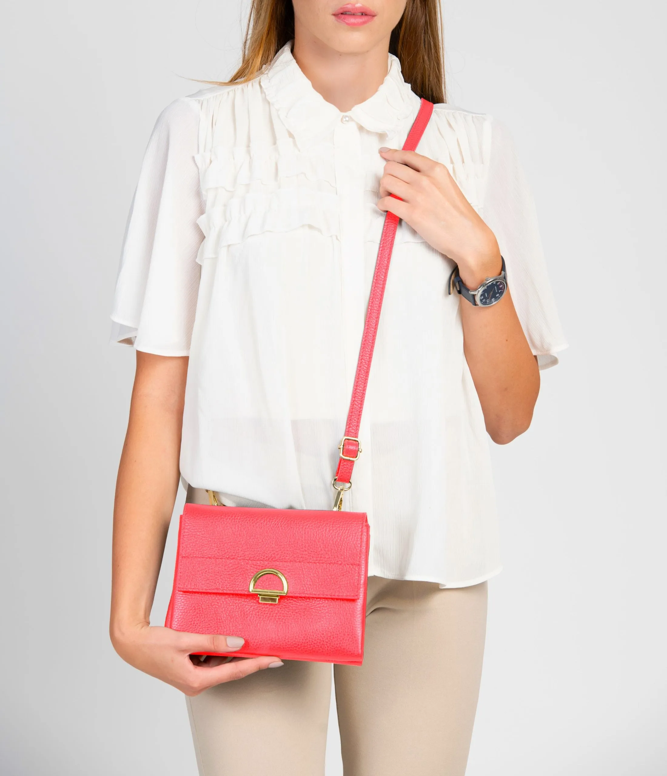 Sabrina Crossbody Coral Pink