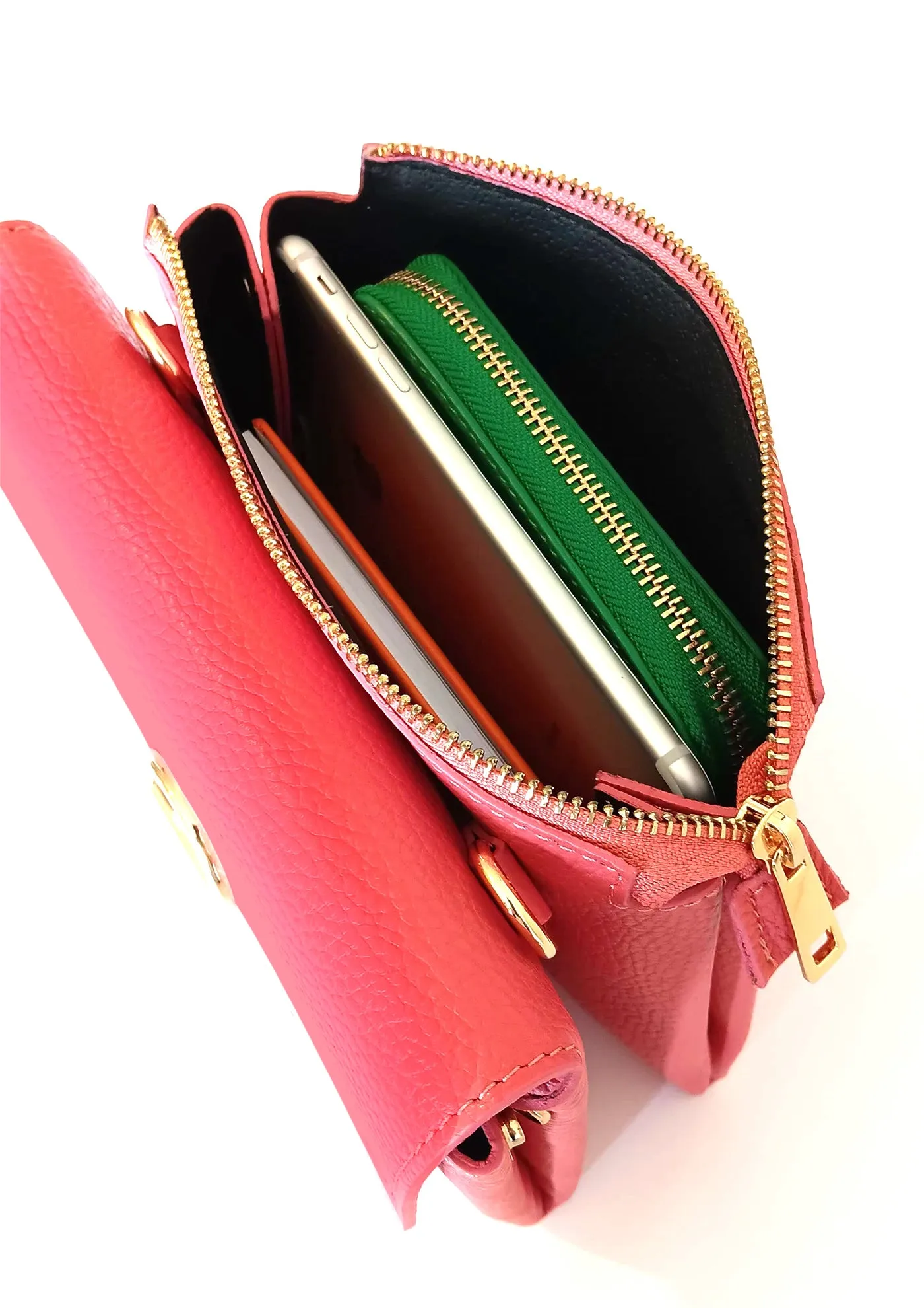 Sabrina Crossbody Coral Pink