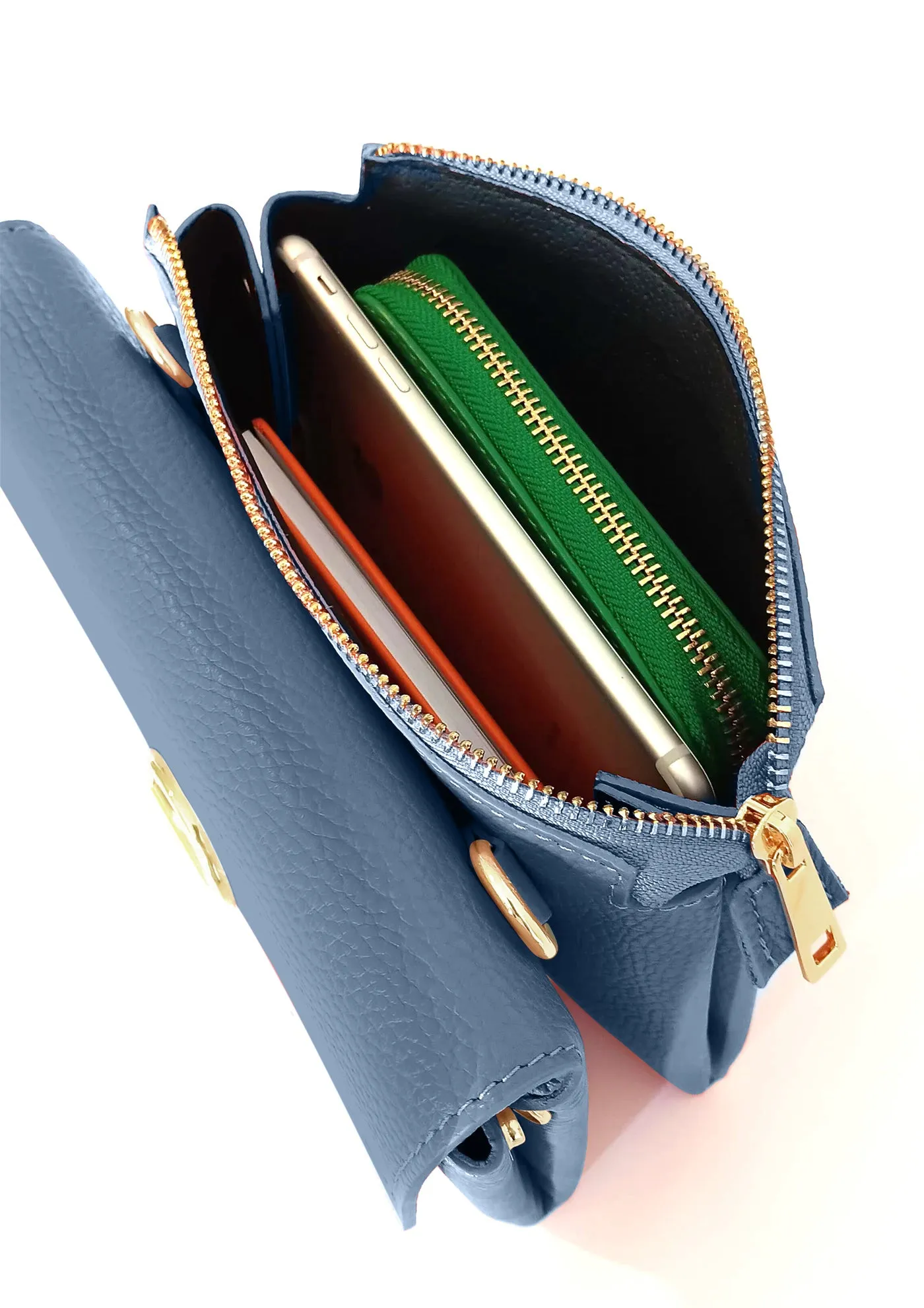 Sabrina Crossbody Dusky Blue