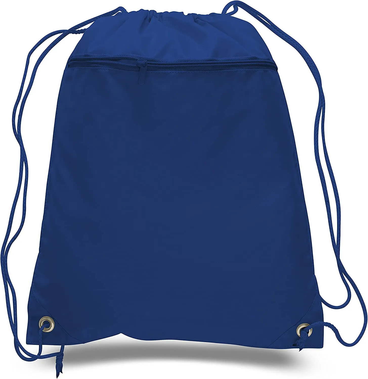 Wholesale Drawstring Backpacks with Front Zipper Pocket