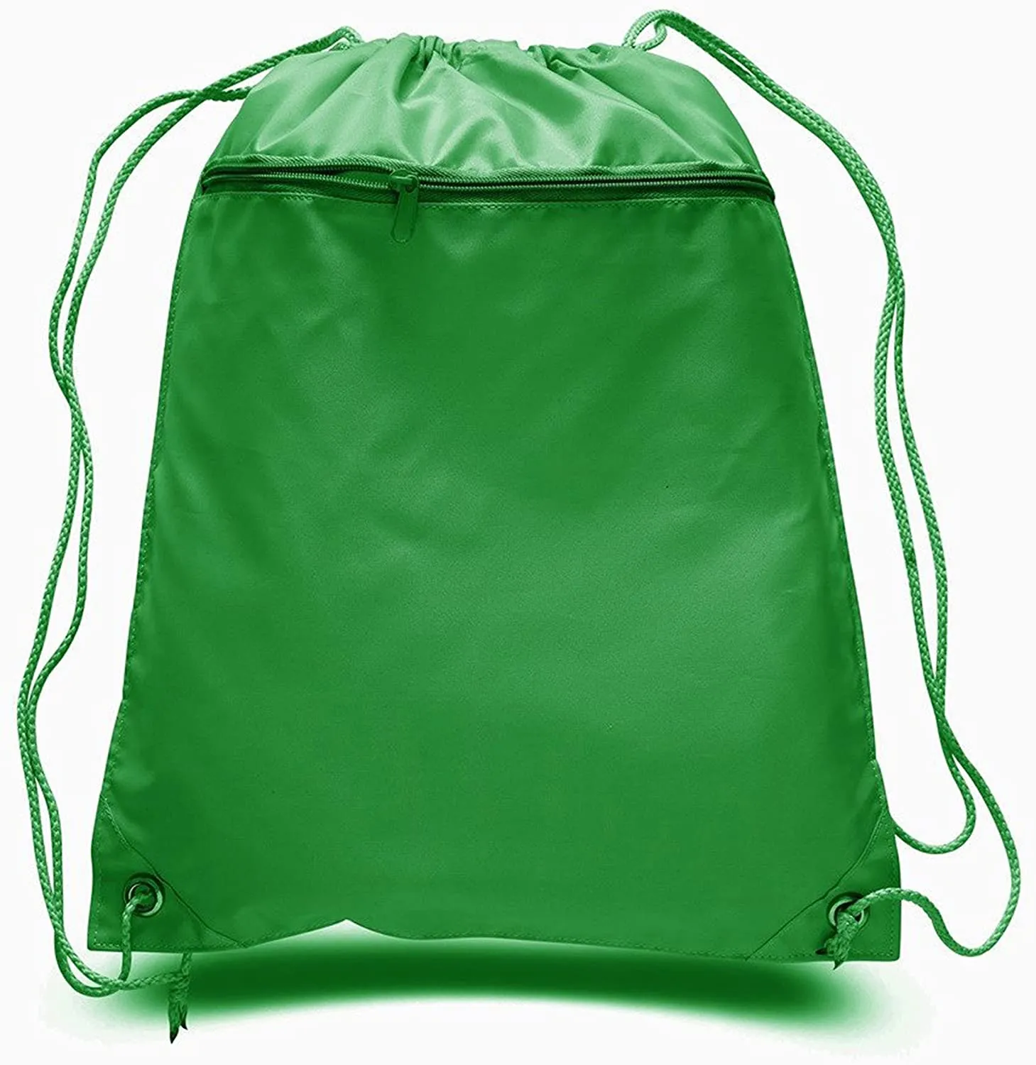 Wholesale Drawstring Backpacks with Front Zipper Pocket