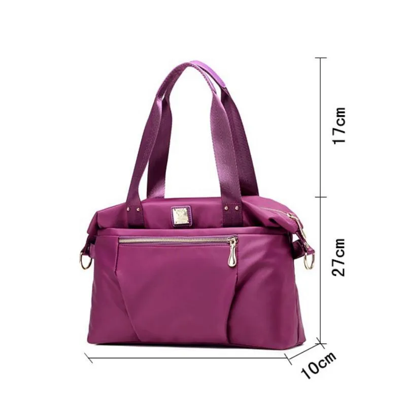 Women's Nylon Solid Colored Shoulder Bag