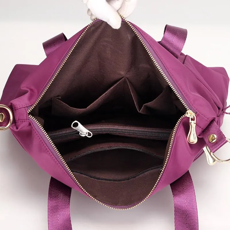Women's Nylon Solid Colored Shoulder Bag