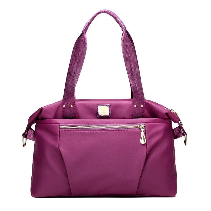 Women's Nylon Solid Colored Shoulder Bag