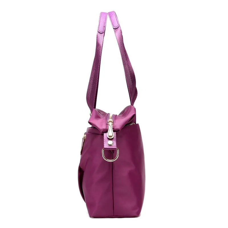 Women's Nylon Solid Colored Shoulder Bag